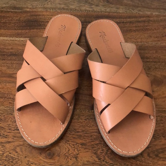 Madewell Shoes - Madewell Boardwalk Sandal Woven Criss Cross Slide